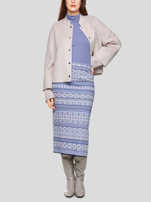 Marc Cain Rock Damen Schurwolle gemustert