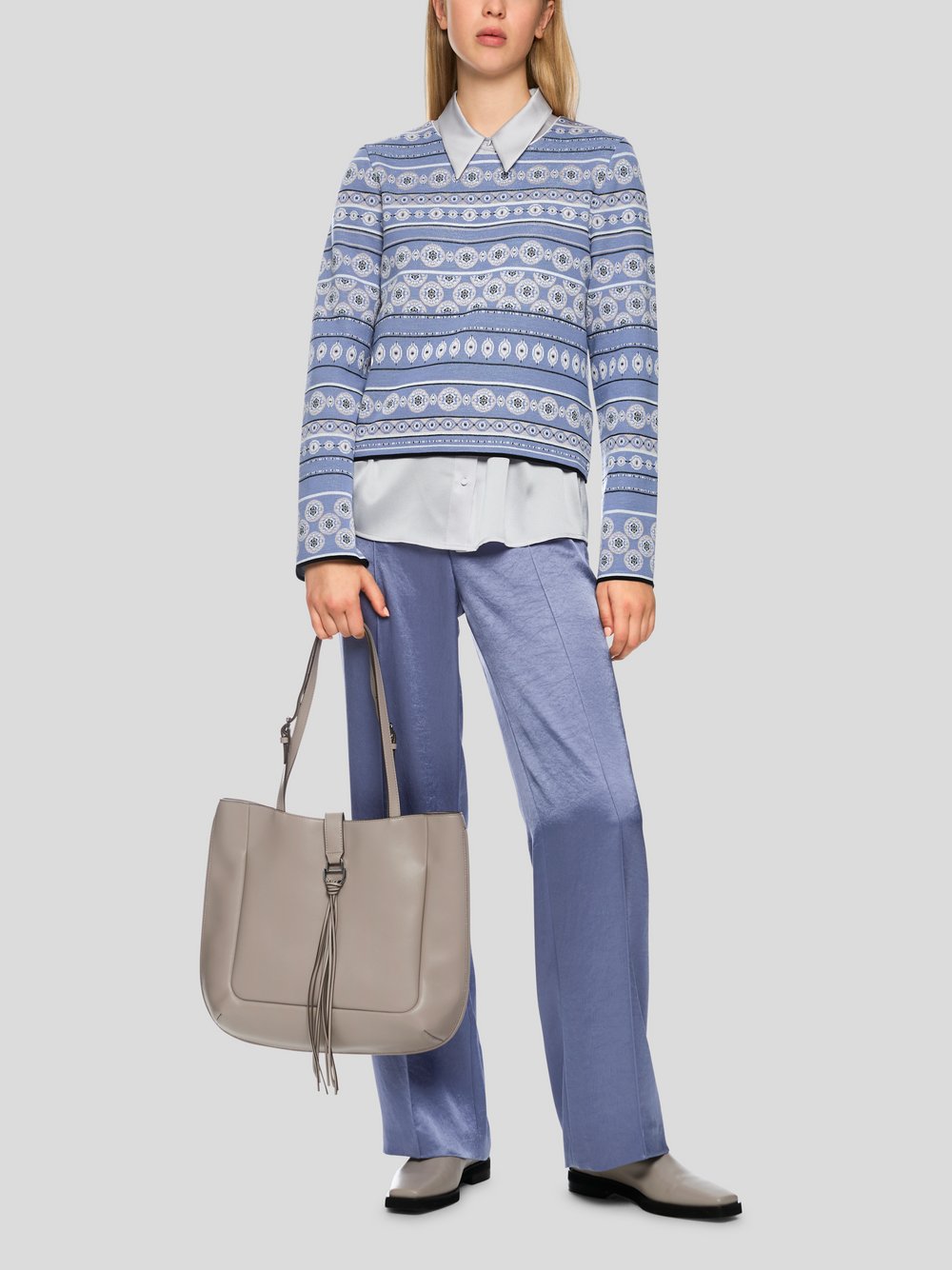 Marc Cain Pullover Damen Schurwolle gemustert