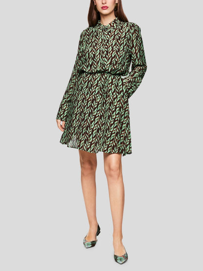 Marc Cain Kleid Damen Viskose gemustert