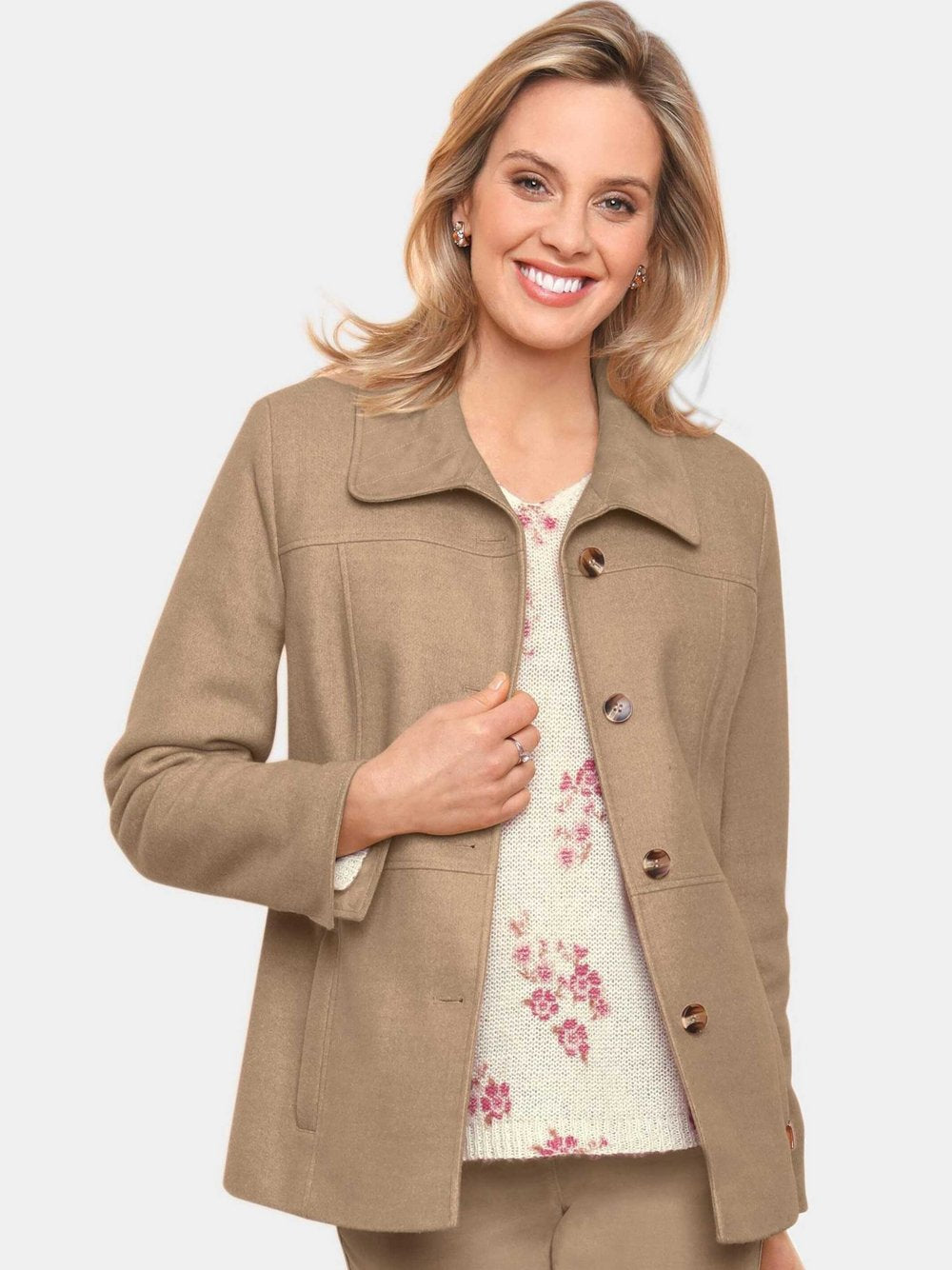 Goldner Elegante Jacke Damen