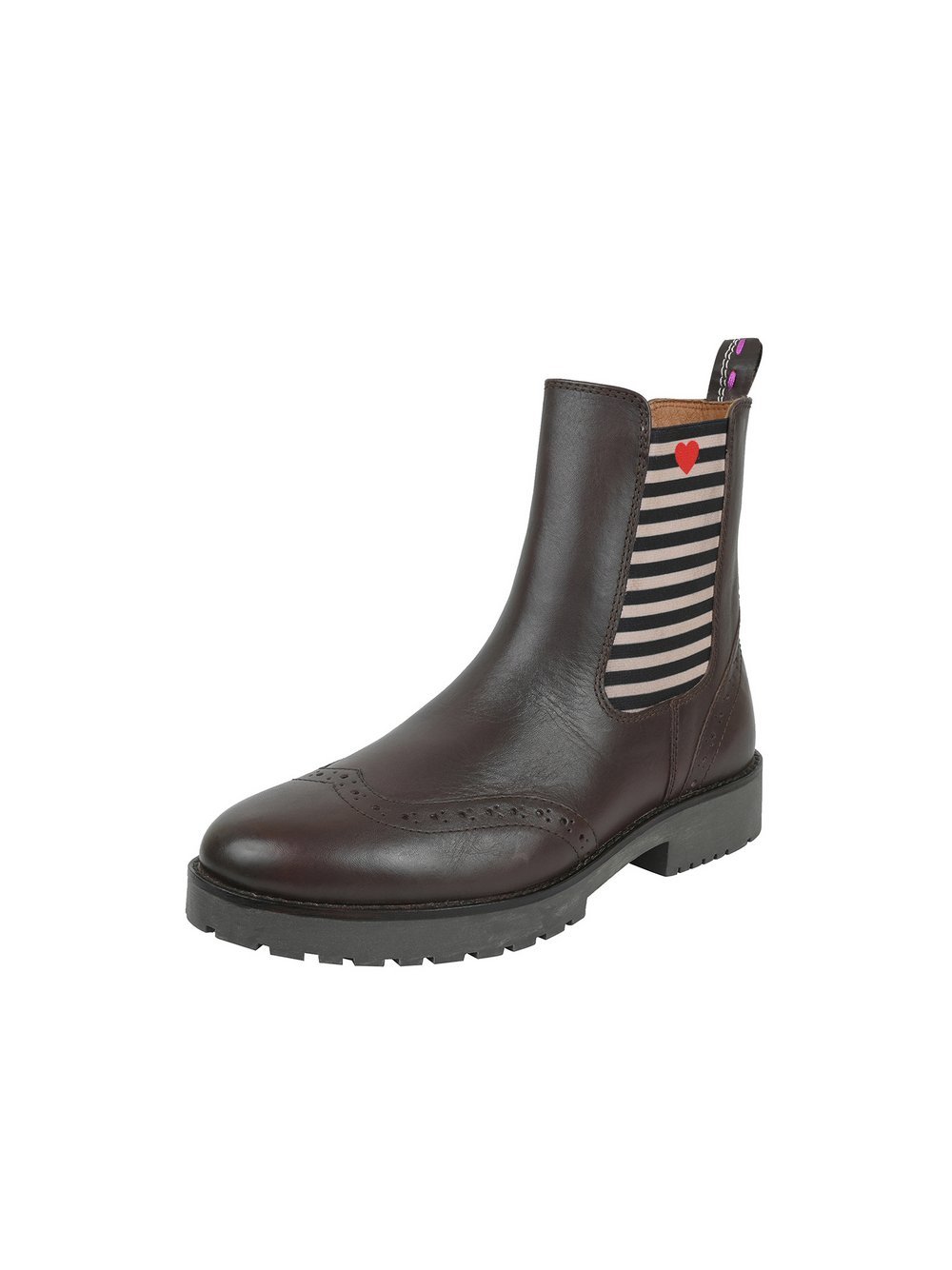 Crickit Chelsea-Boots Damen Leder bedruckt