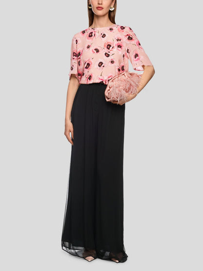 Marc Cain Bluse Damen Viskose gemustert