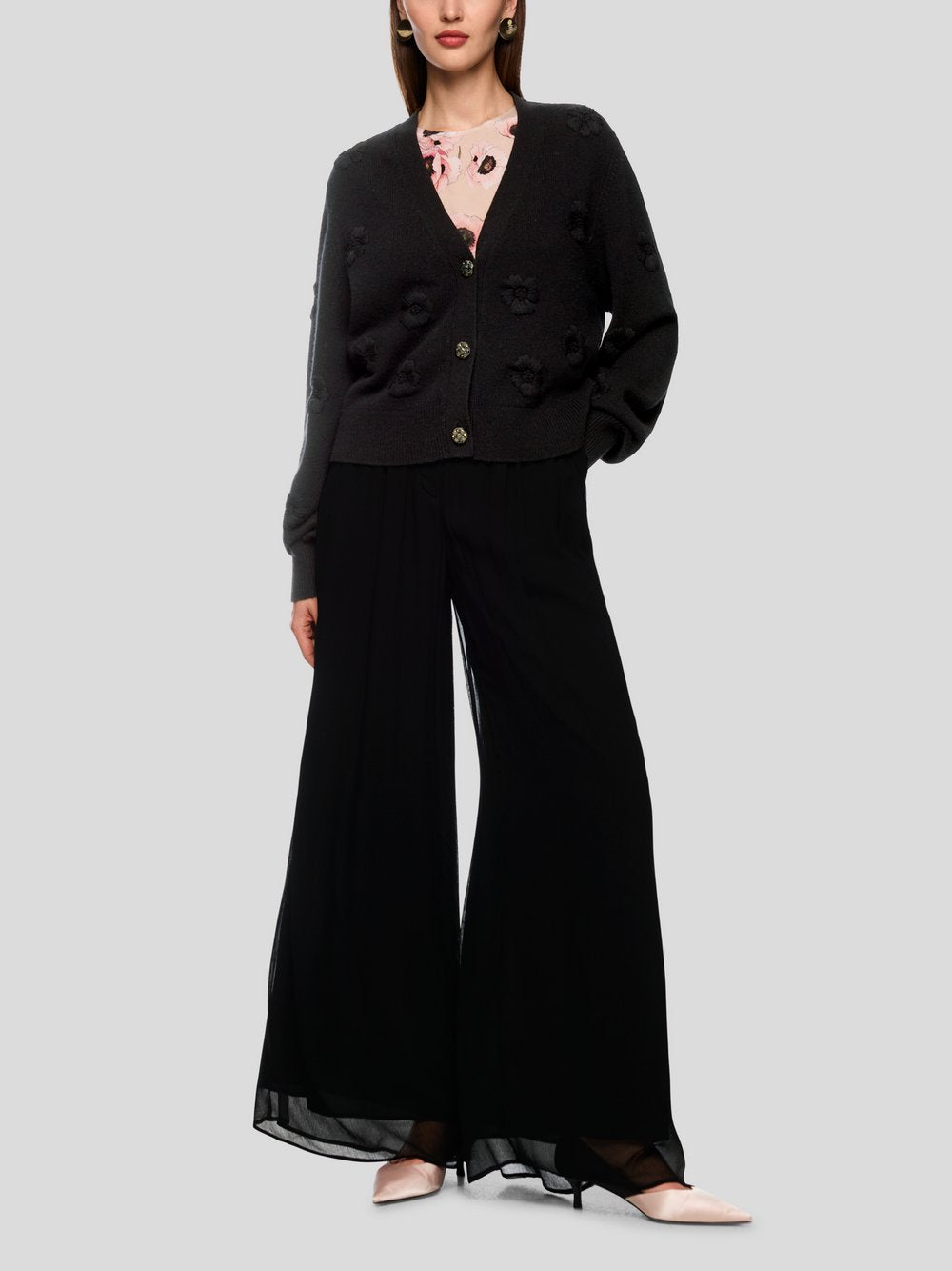 Marc Cain Cardigan Damen Schurwolle gemustert