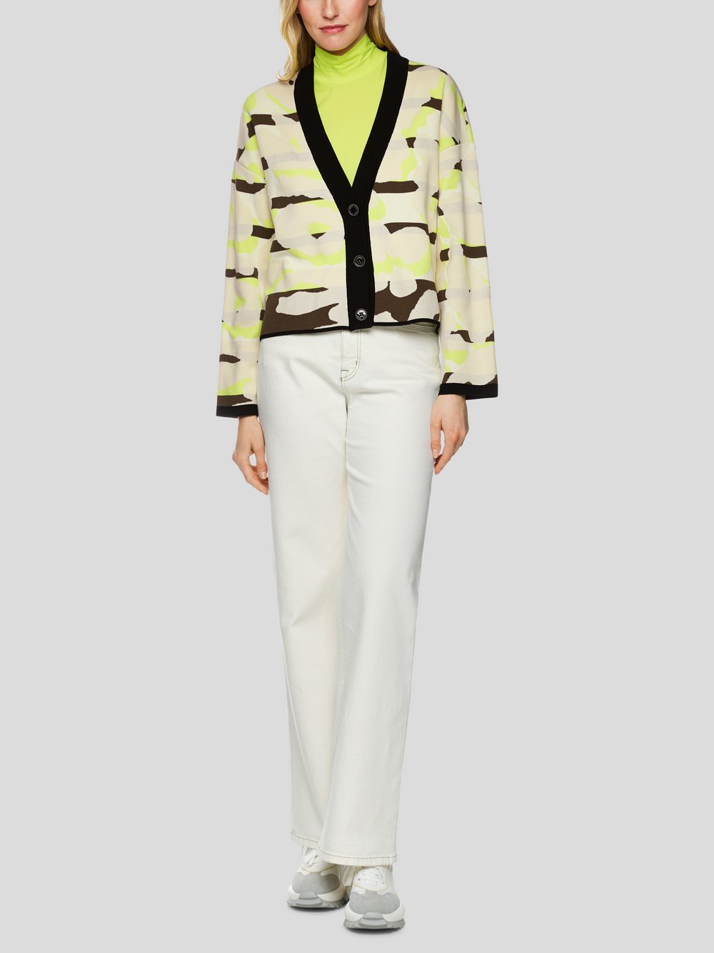 Marc Cain Cardigan Damen Baumwolle gemustert