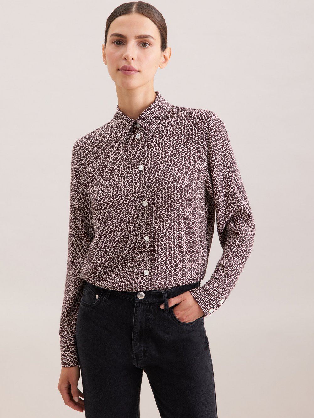 Seidensticker Hemdbluse Damen Baumwolle