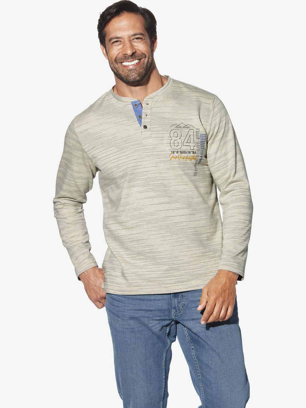 Jan Vanderstorm Steppjacke Herren Polyamid