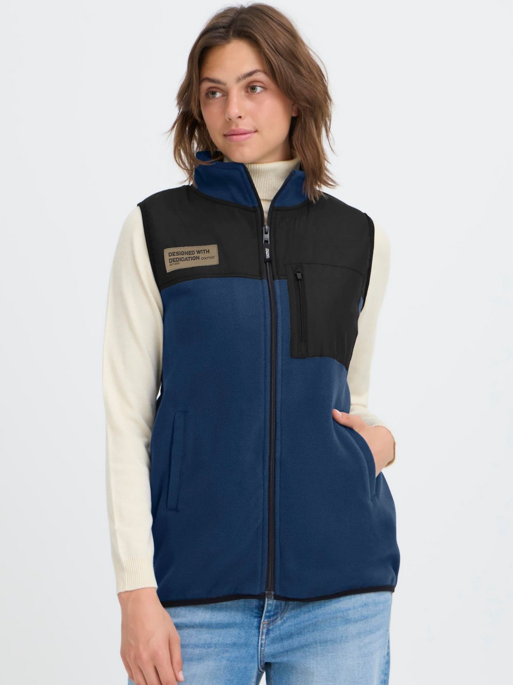 OXMO Fleeceweste Damen