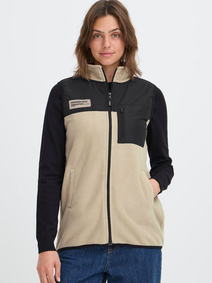 OXMO Fleeceweste Damen
