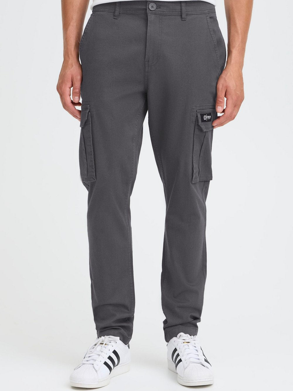 Solid Cargohose Herren Baumwolle
