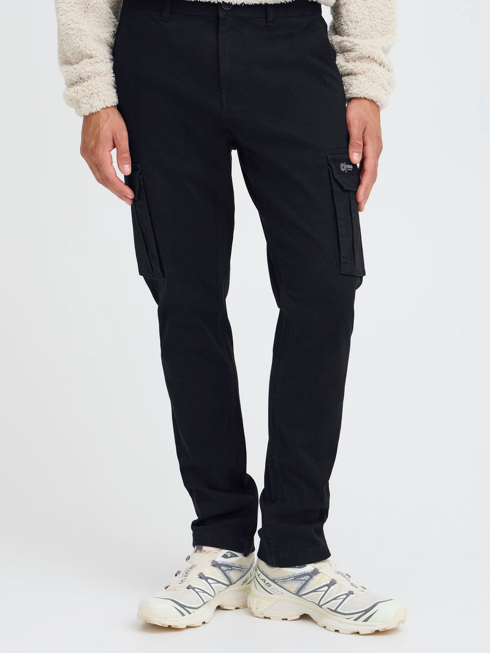 Solid Cargohose Herren Baumwolle