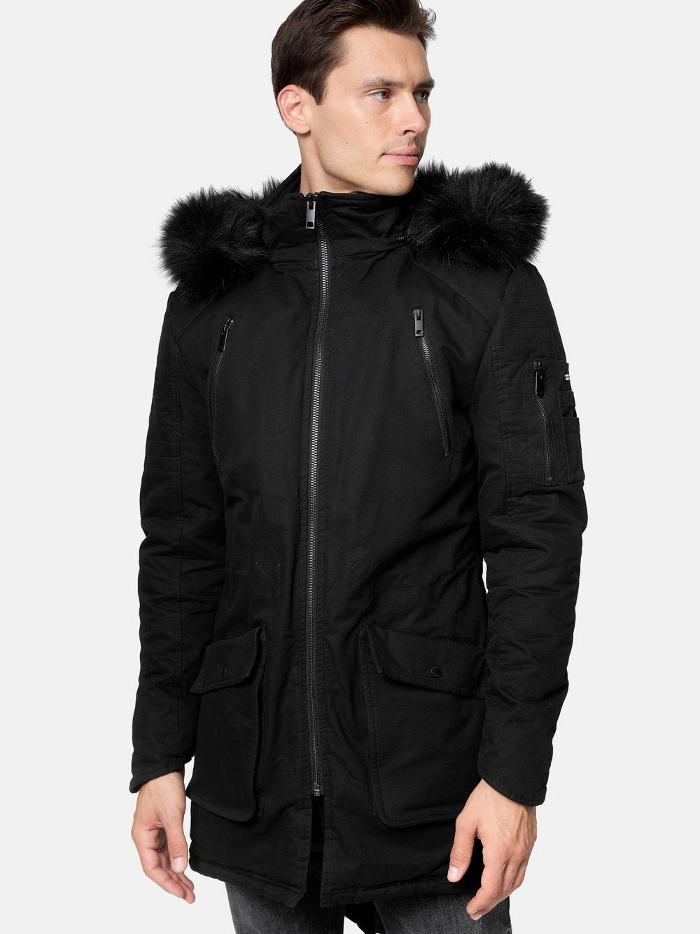 Trueprodigy Parka Herren Baumwolle