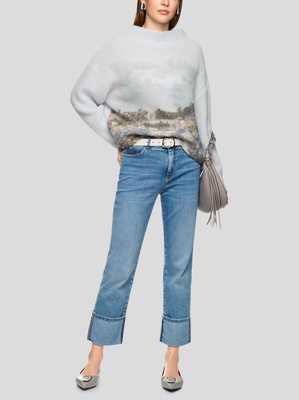 Marc Cain Pullover Damen Wolle gemustert