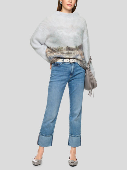 Marc Cain Pullover Damen Wolle gemustert