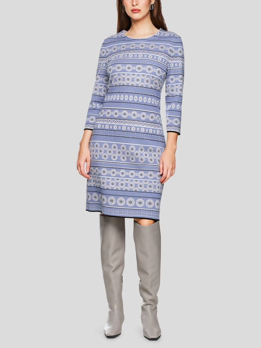 Marc Cain Kleid Damen Schurwolle gemustert