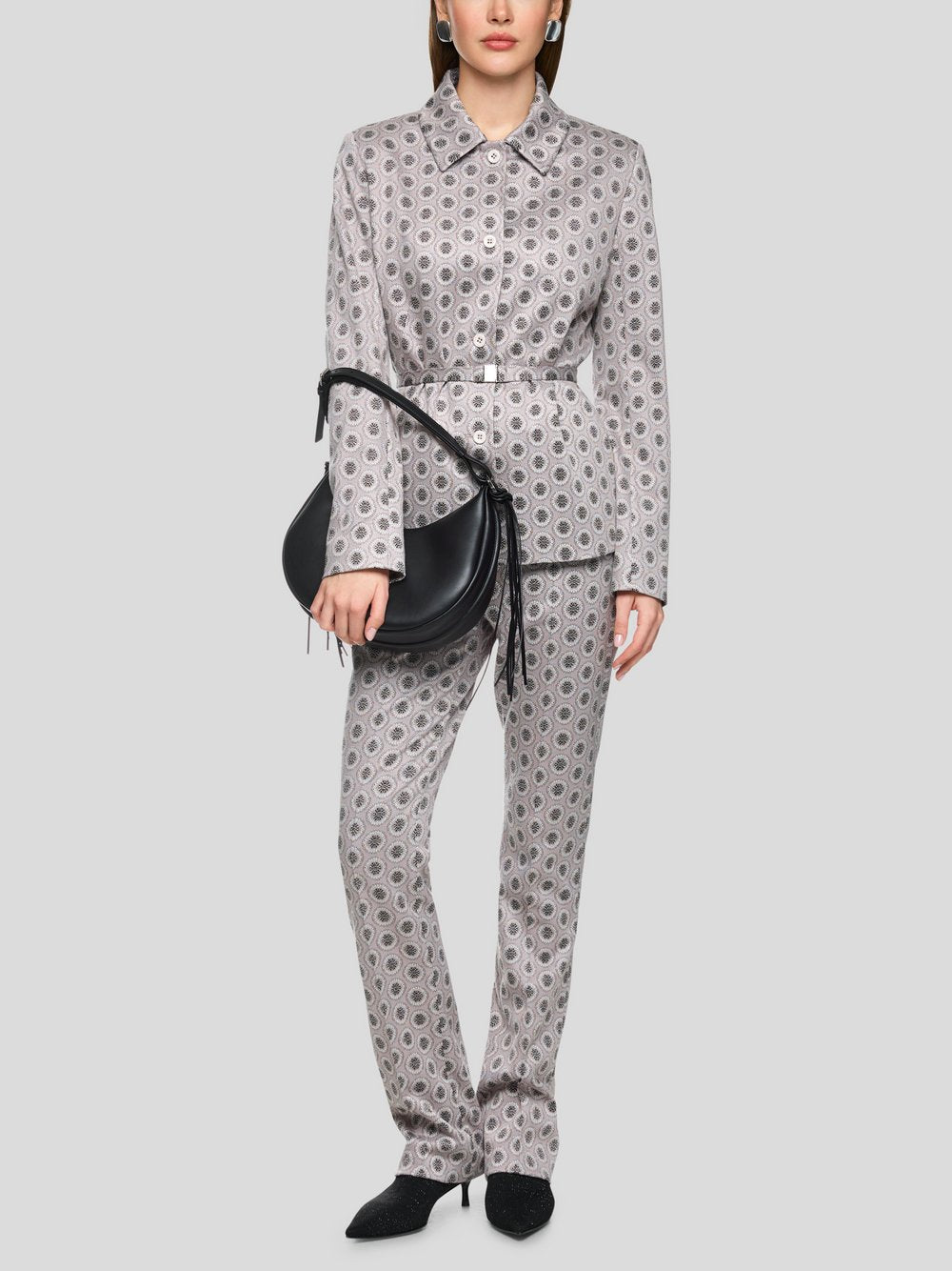 Marc Cain Jacke Damen Viskose gemustert