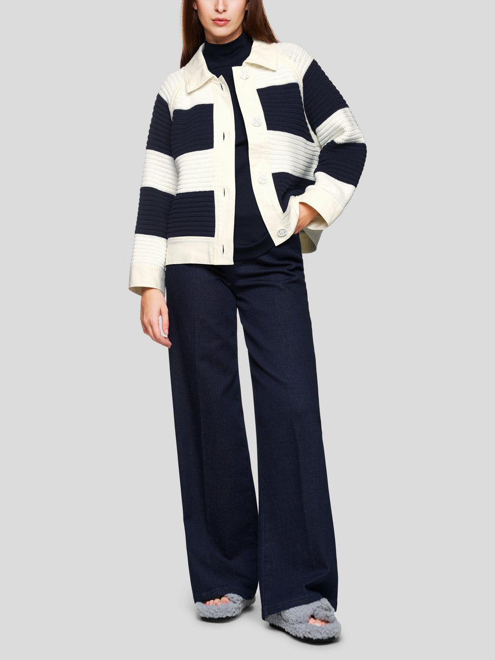 Marc Cain Cardigan Damen Baumwolle gemustert