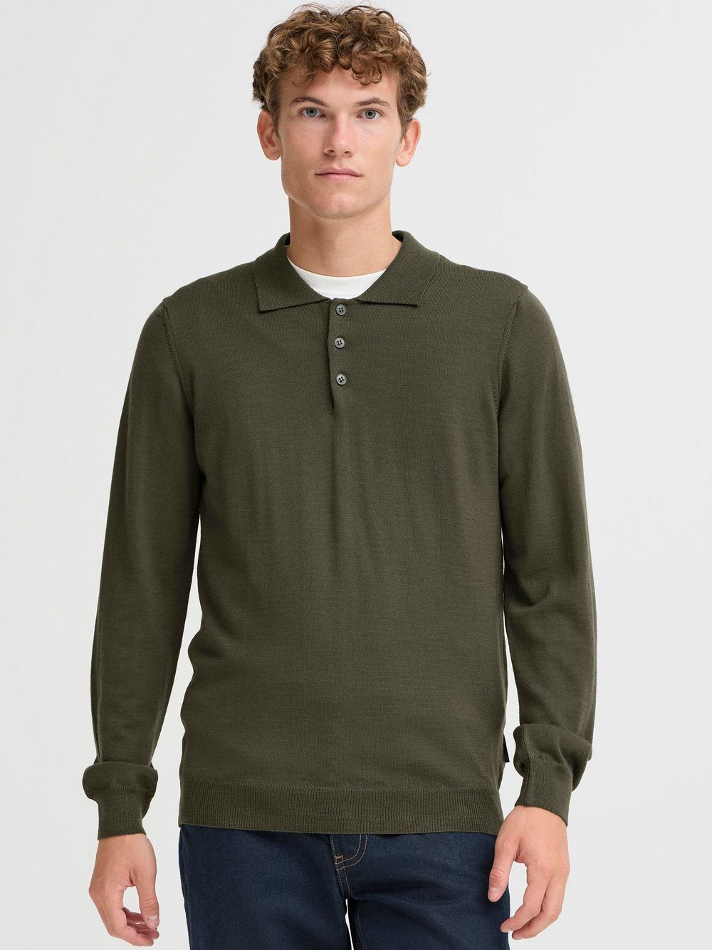 CASUAL FRIDAY Strickpullover Herren Wolle