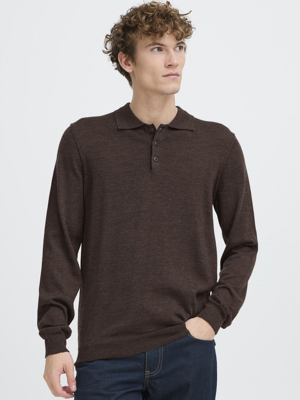 CASUAL FRIDAY Strickpullover Herren Wolle