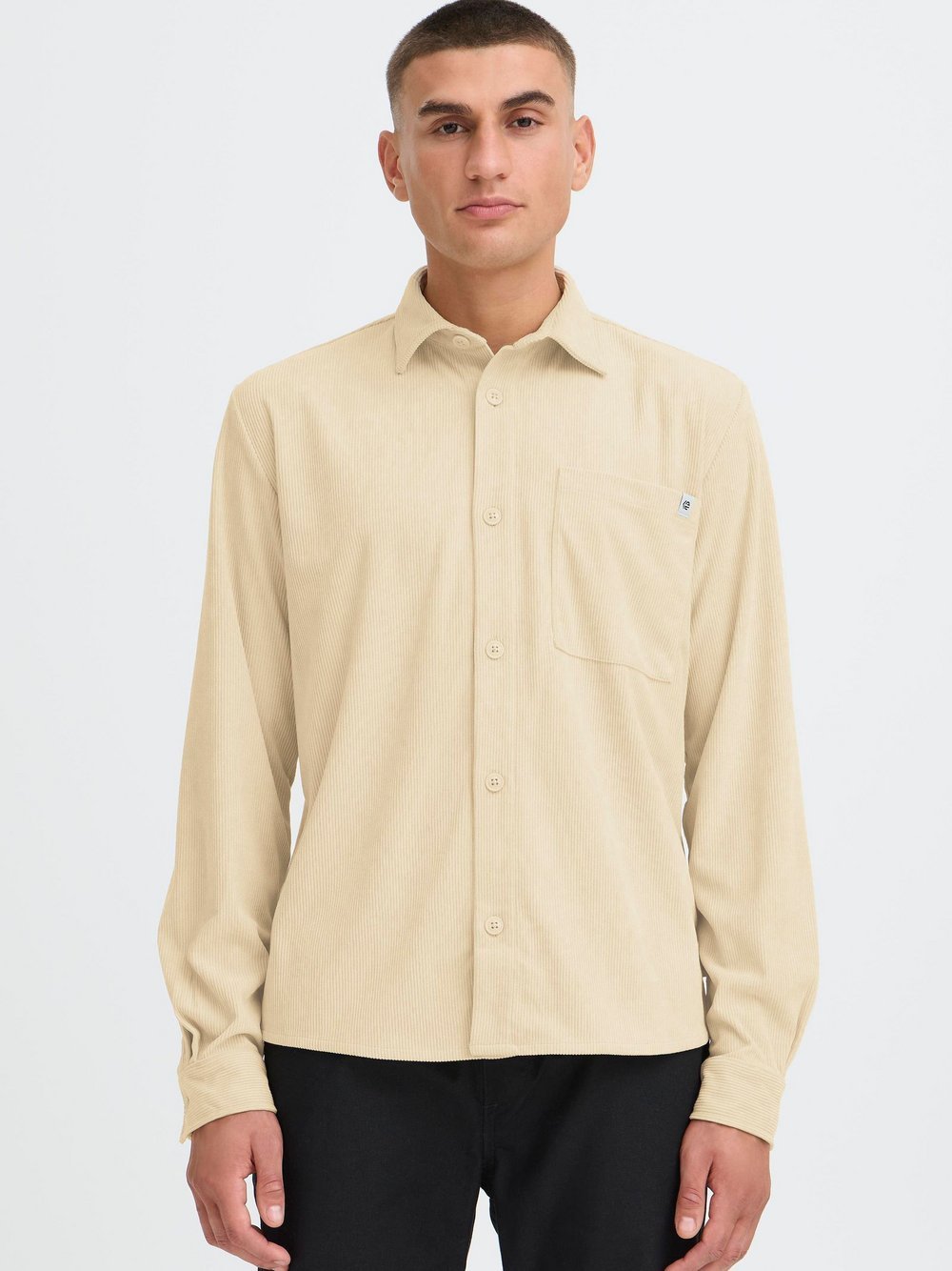 Kronstadt Langarmhemd Herren Regular Fit Baumwolle