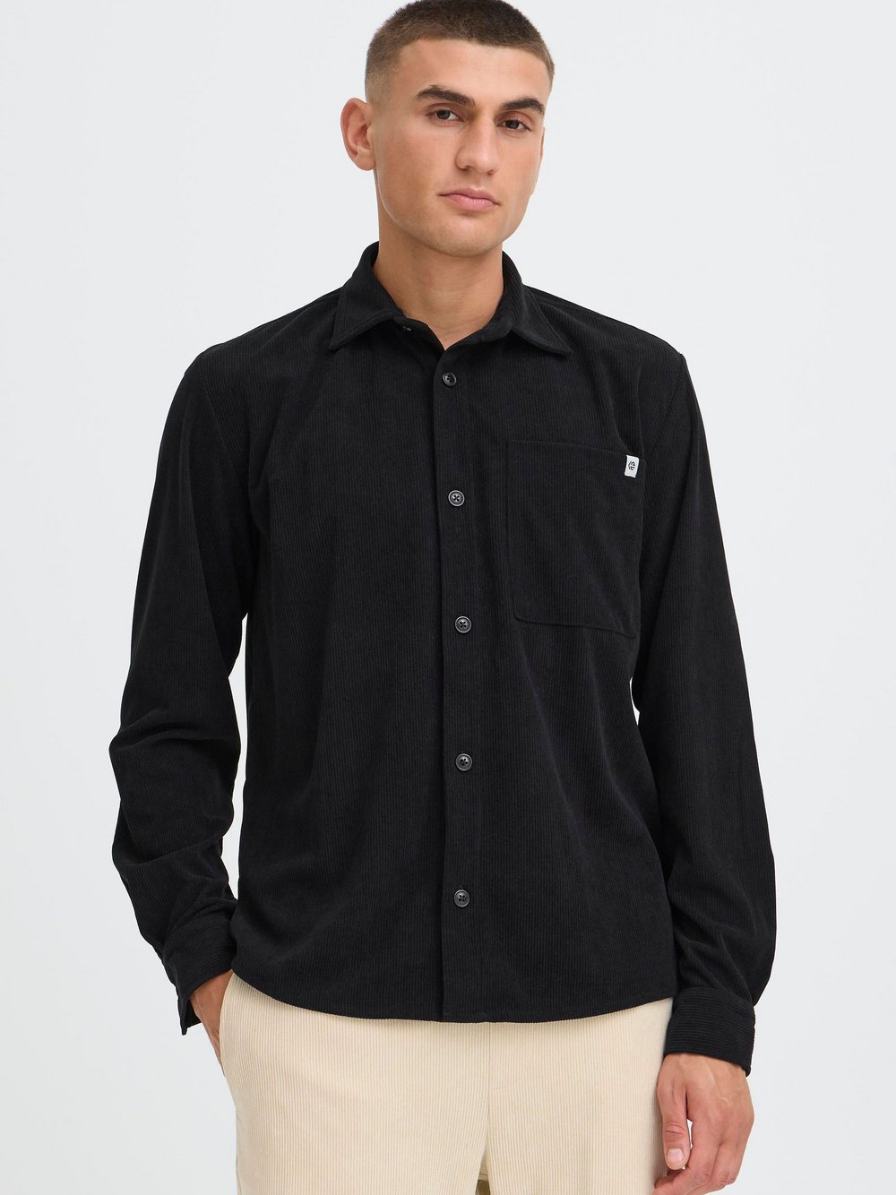 Kronstadt Langarmhemd Herren Regular Fit Baumwolle