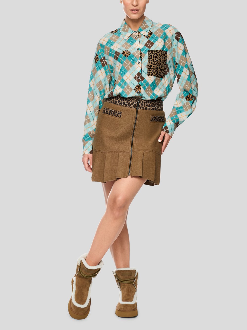 Marc Cain Bluse Damen Viskose gemustert