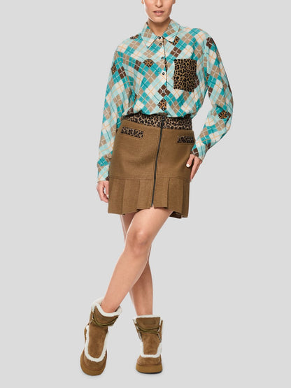 Marc Cain Bluse Damen Viskose gemustert