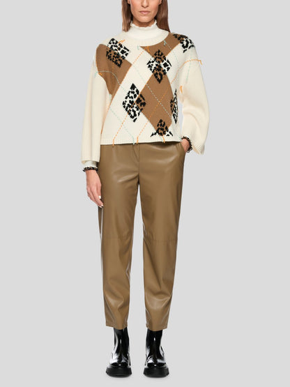 Marc Cain Pullover Damen Wolle strukturiert