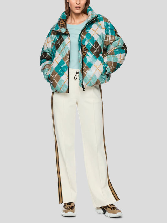 Marc Cain Outdoor-Jacke Damen Polyamid gemustert