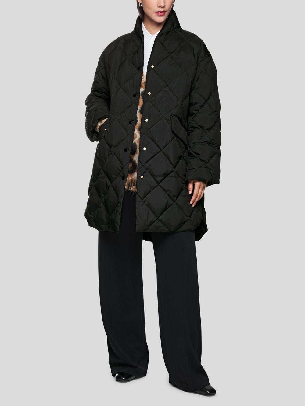 Marc Cain Mantel Damen Polyamid strukturiert