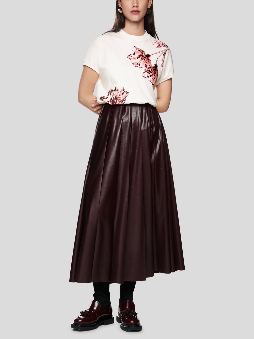 Marc Cain T-Shirt Damen Baumwolle gemustert