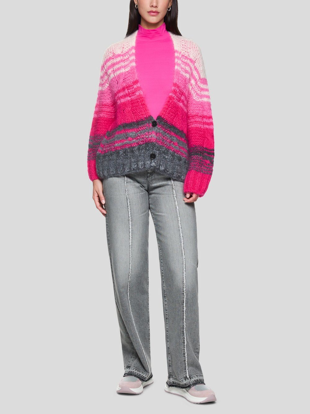 Marc Cain Cardigan Damen Wolle gestreift