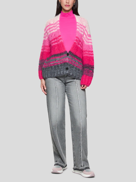 Marc Cain Cardigan Damen Wolle gestreift