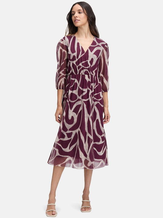 Betty & Co Mesh-Kleid Damen gemustert