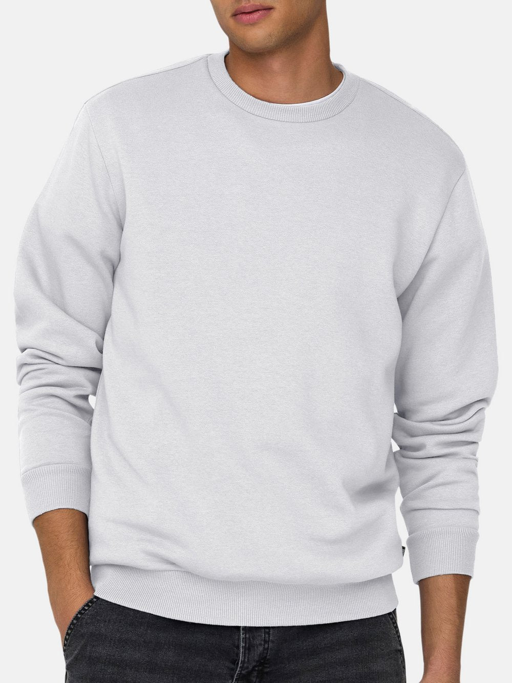 Only&Sons Sweatshirt Herren Baumwolle meliert