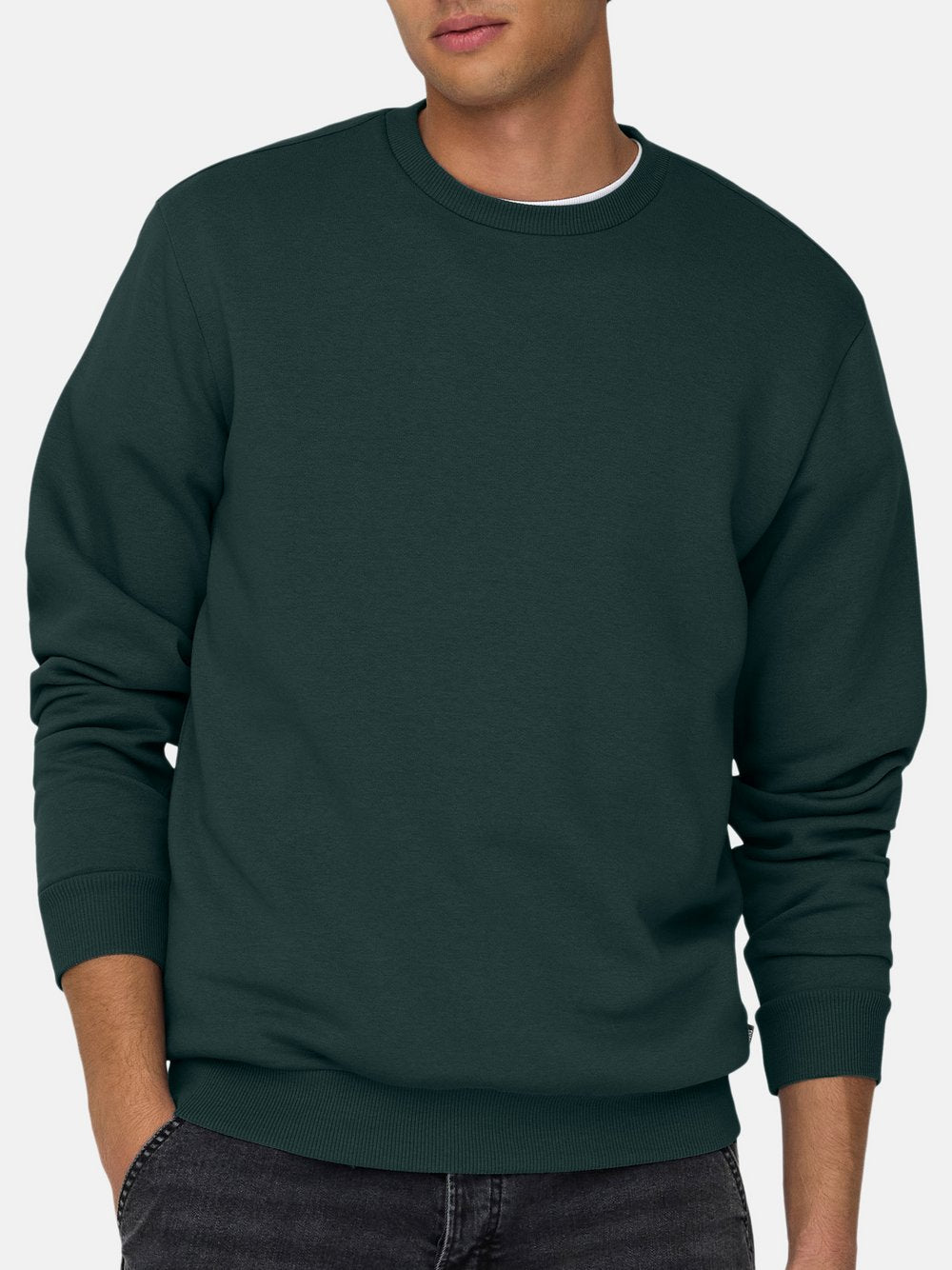 Only&Sons Sweatshirt Herren Baumwolle meliert