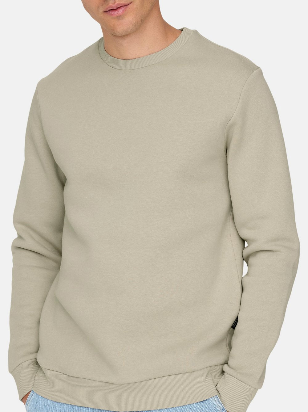 Only&Sons Sweatshirt Herren Baumwolle meliert