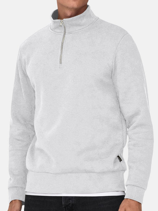 Only&Sons Sweat-Toyer Herren Baumwolle meliert