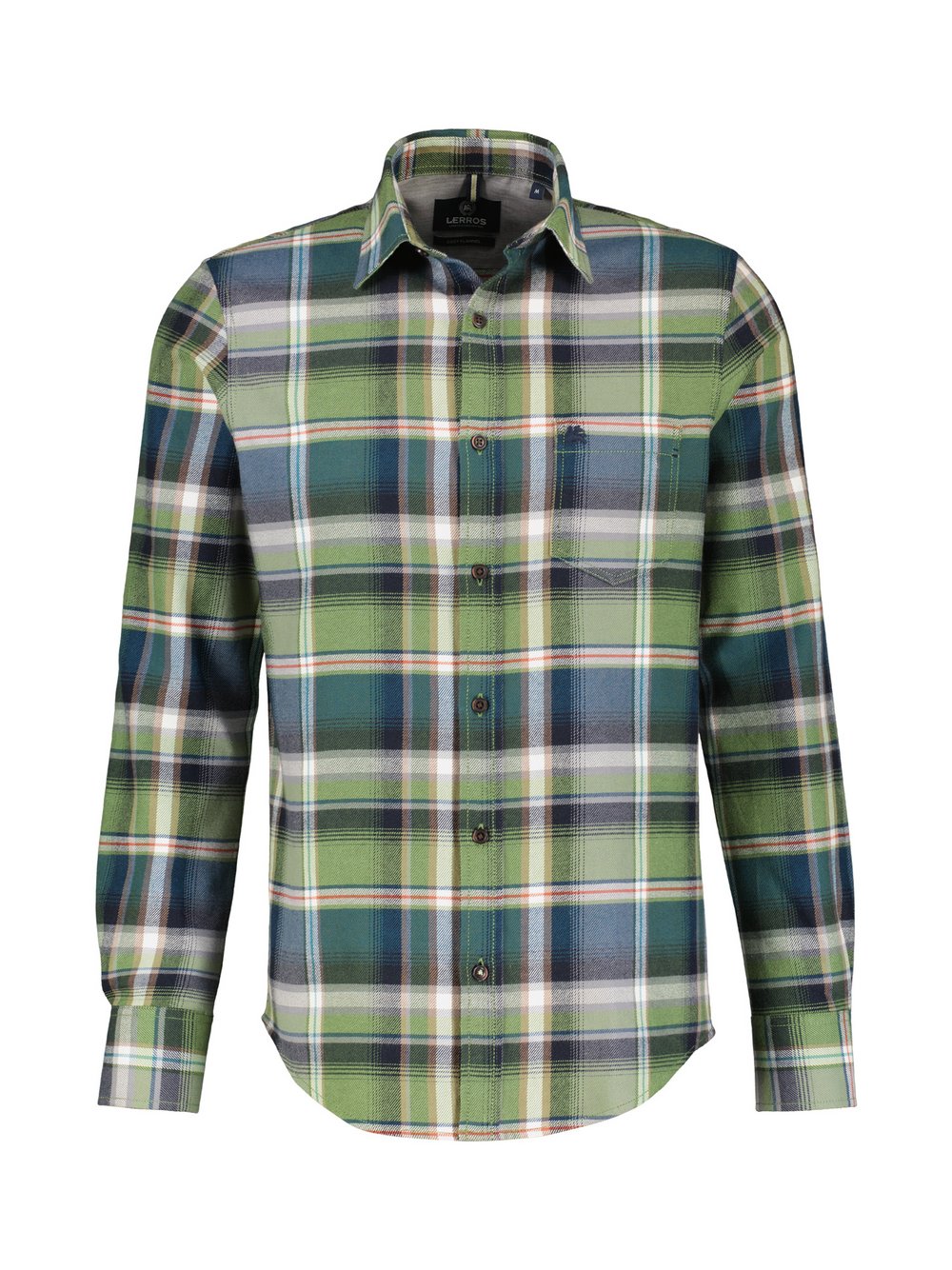 LERROS Karohemd Herren Regular Fit Baumwolle kariert
