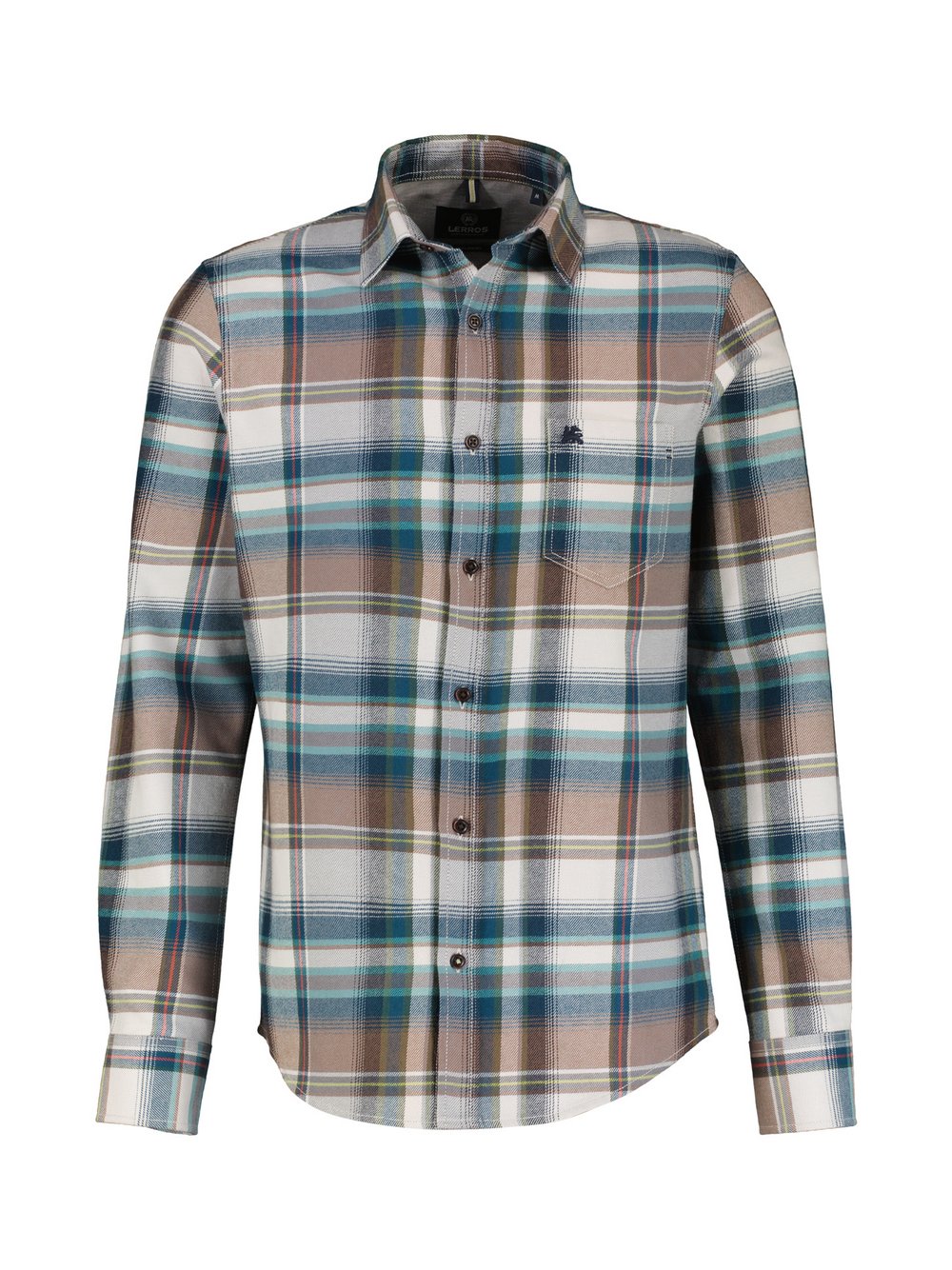 LERROS Karohemd Herren Regular Fit Baumwolle kariert