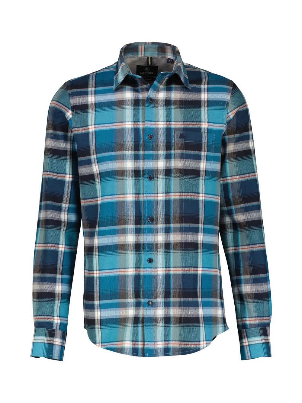 LERROS Karohemd Herren Regular Fit Baumwolle kariert