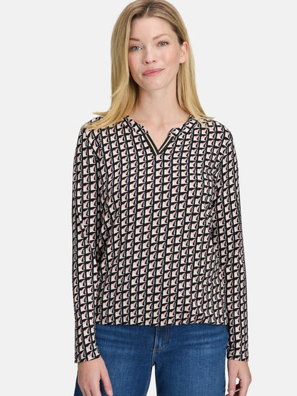 Betty Barclay Blusenshirt Damen Viskose gemustert