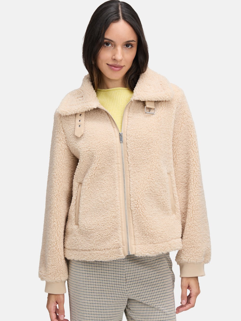 Cartoon Plüschjacke Damen