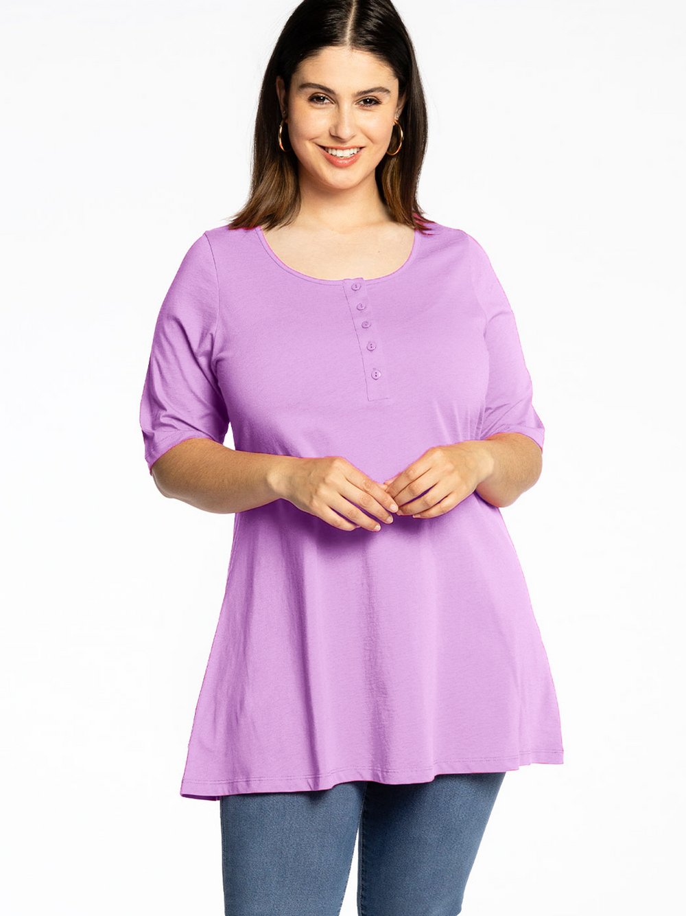 YOEK Tunika Damen Baumwolle