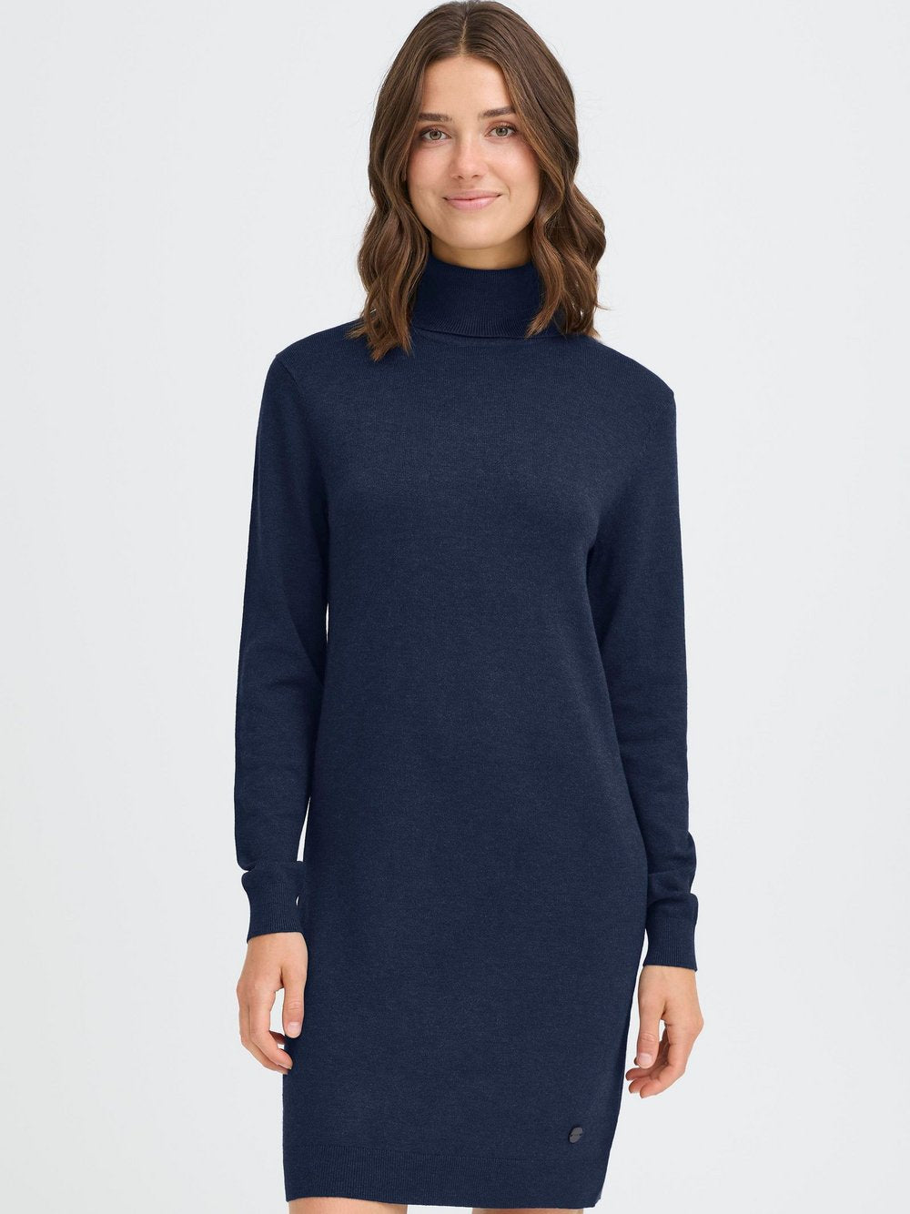 OXMO Strickkleid Damen Viskose