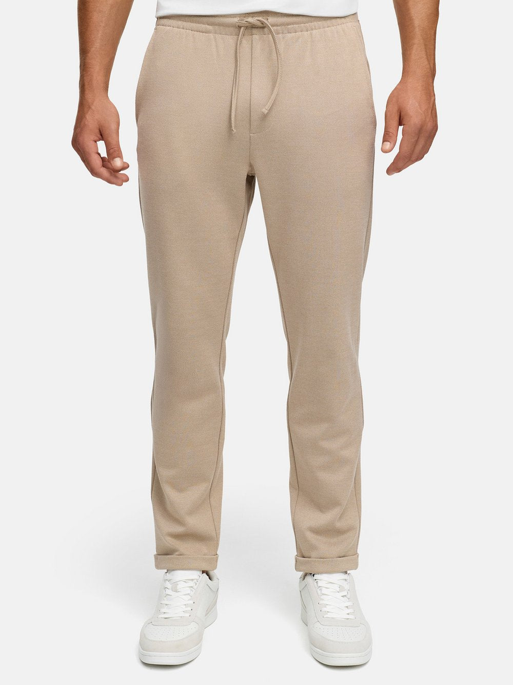 Indicode Chinohose Herren meliert
