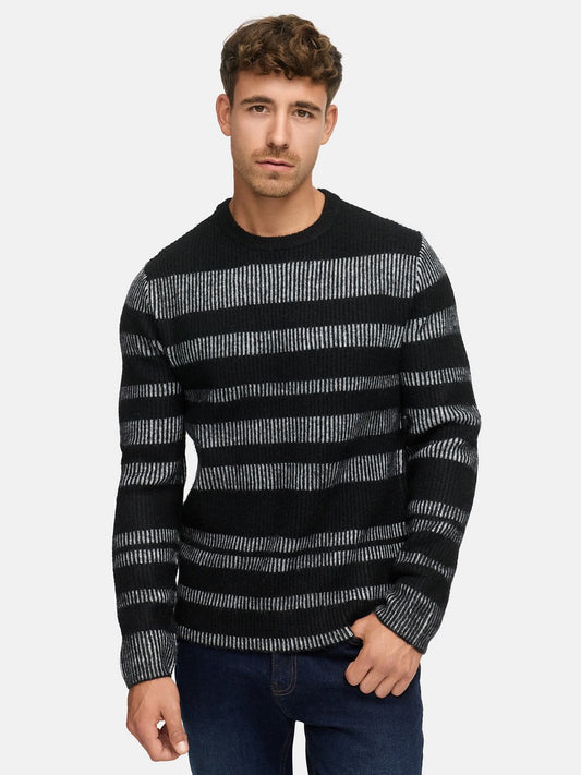 Indicode Strickpullover Herren Feinstrick bedruckt