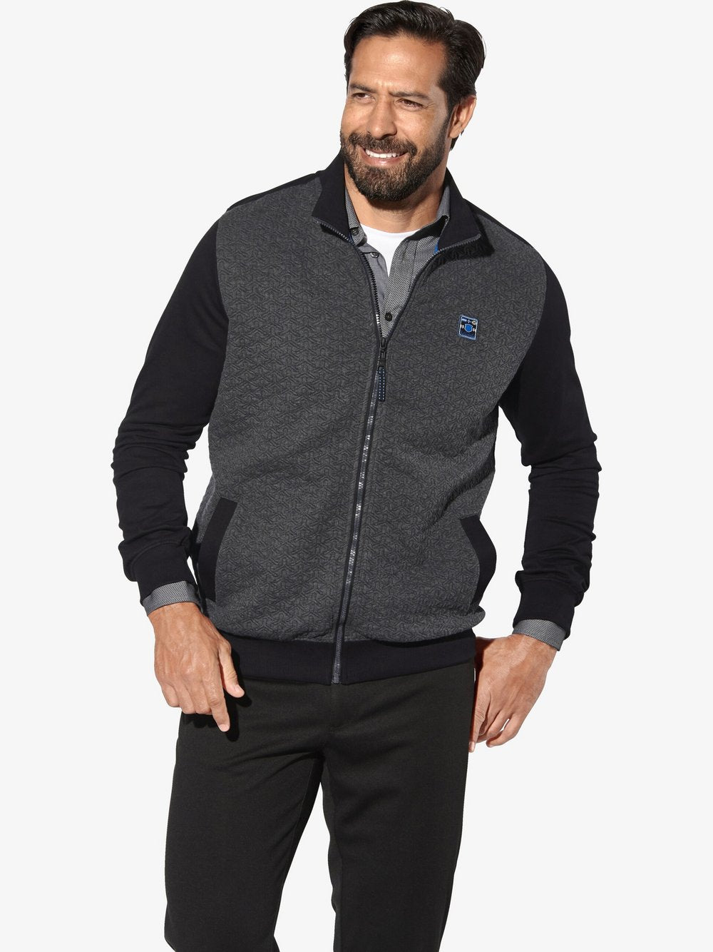 Jan Vanderstorm Steppjacke Herren Polyamid