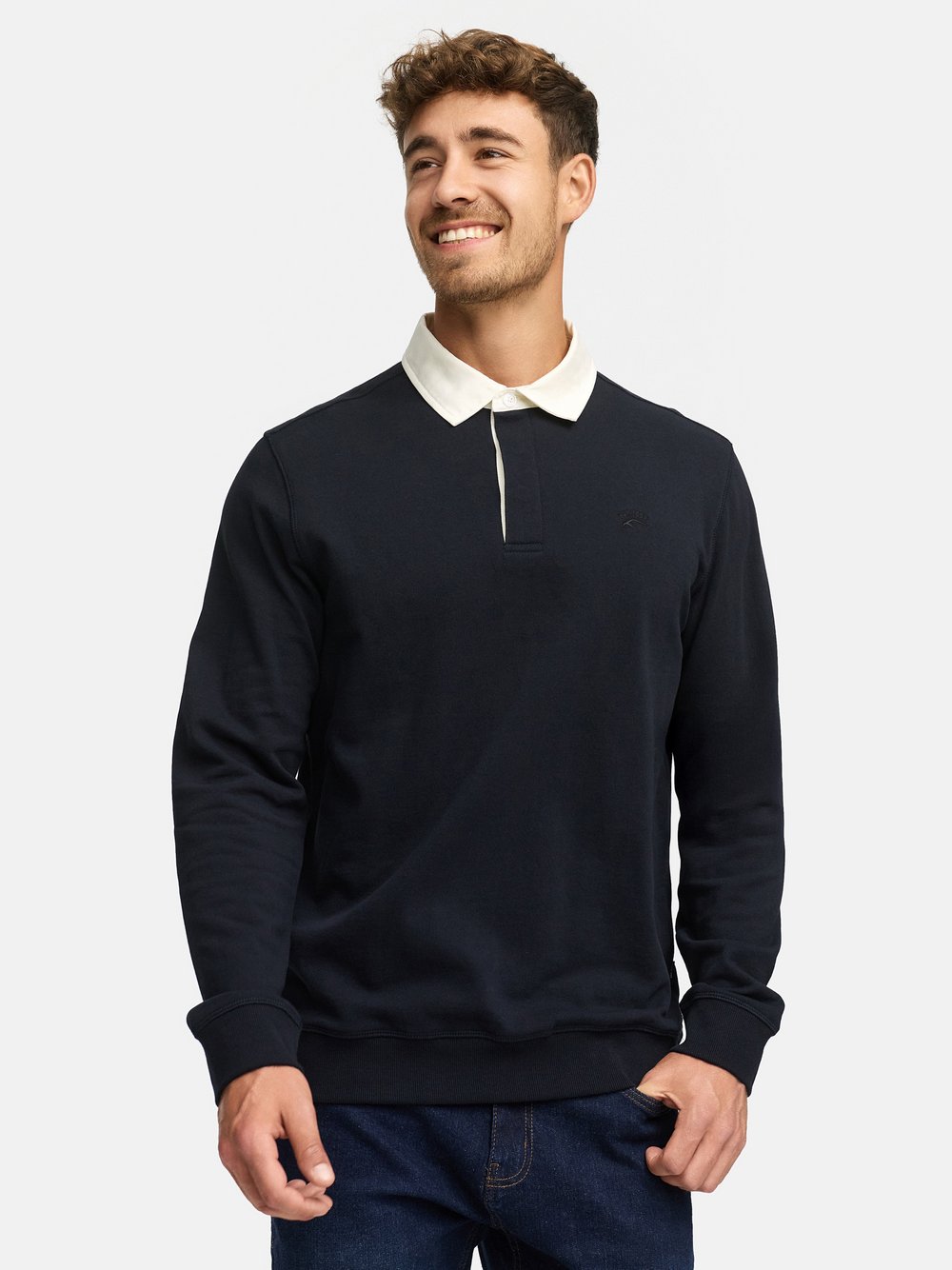 Indicode Sweatshirt Herren Baumwolle bedruckt