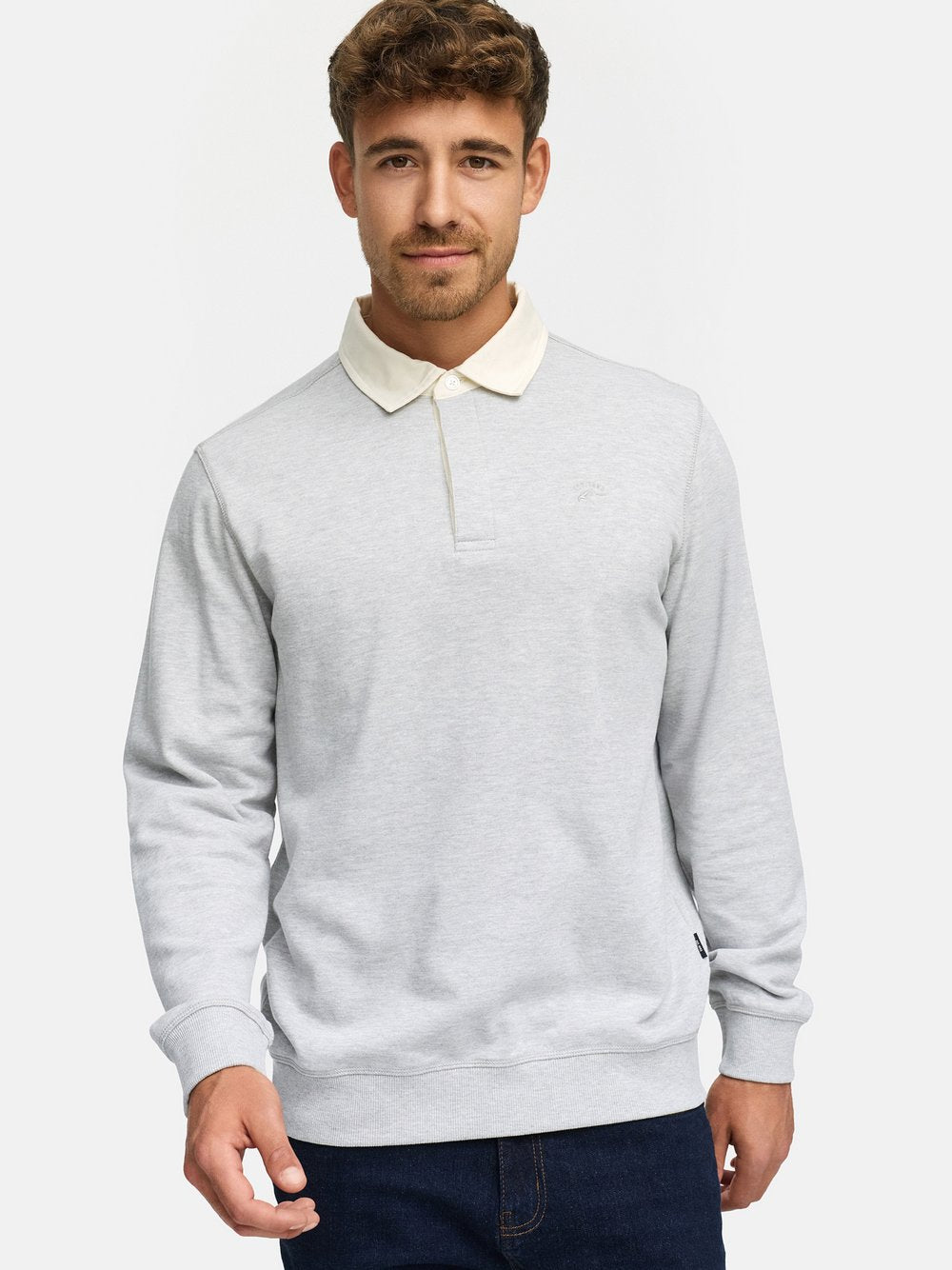 Indicode Sweatshirt Herren Baumwolle bedruckt