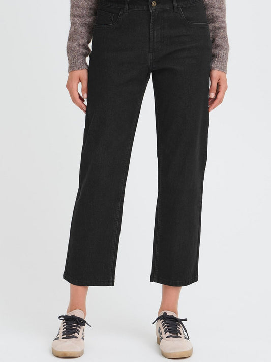 OXMO Mom-Jeans Damen Baumwolle